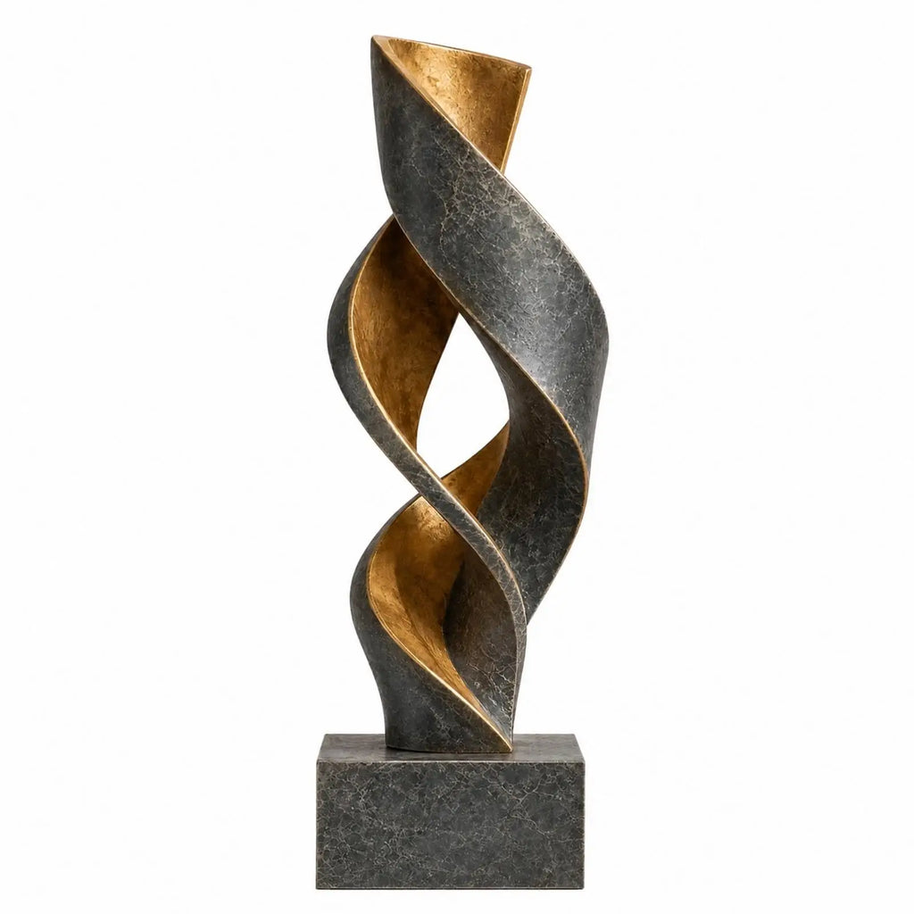 Elegante Kunstharz-Statue