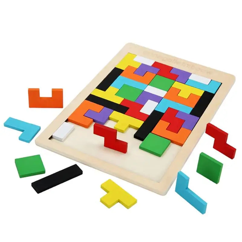 Klassisches Holz-Tangram-Puzzle