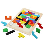 Klassisches Holz-Tangram-Puzzle