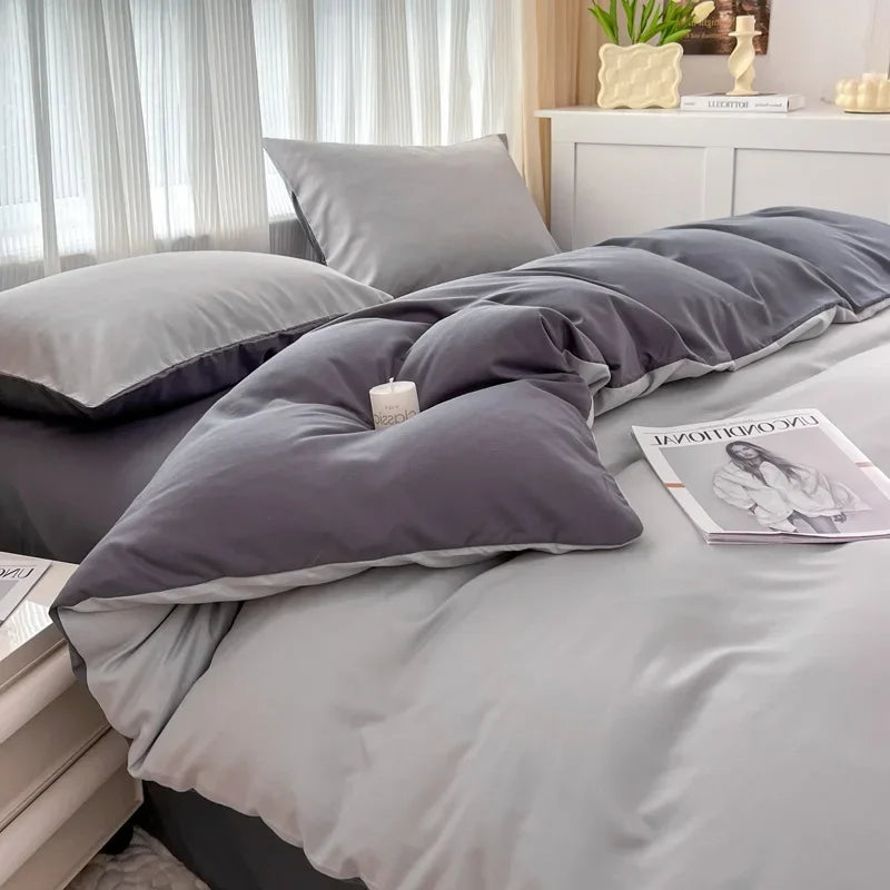 Parure de lit luxueuse 4 pièces