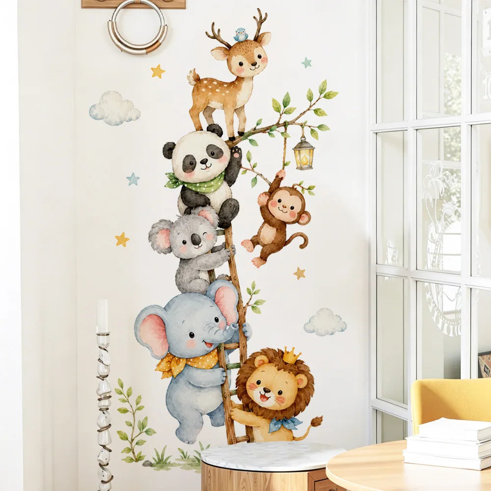 Niedliche Waldtier-Wandsticker