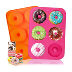 6 Donut-Silikon-Mulden