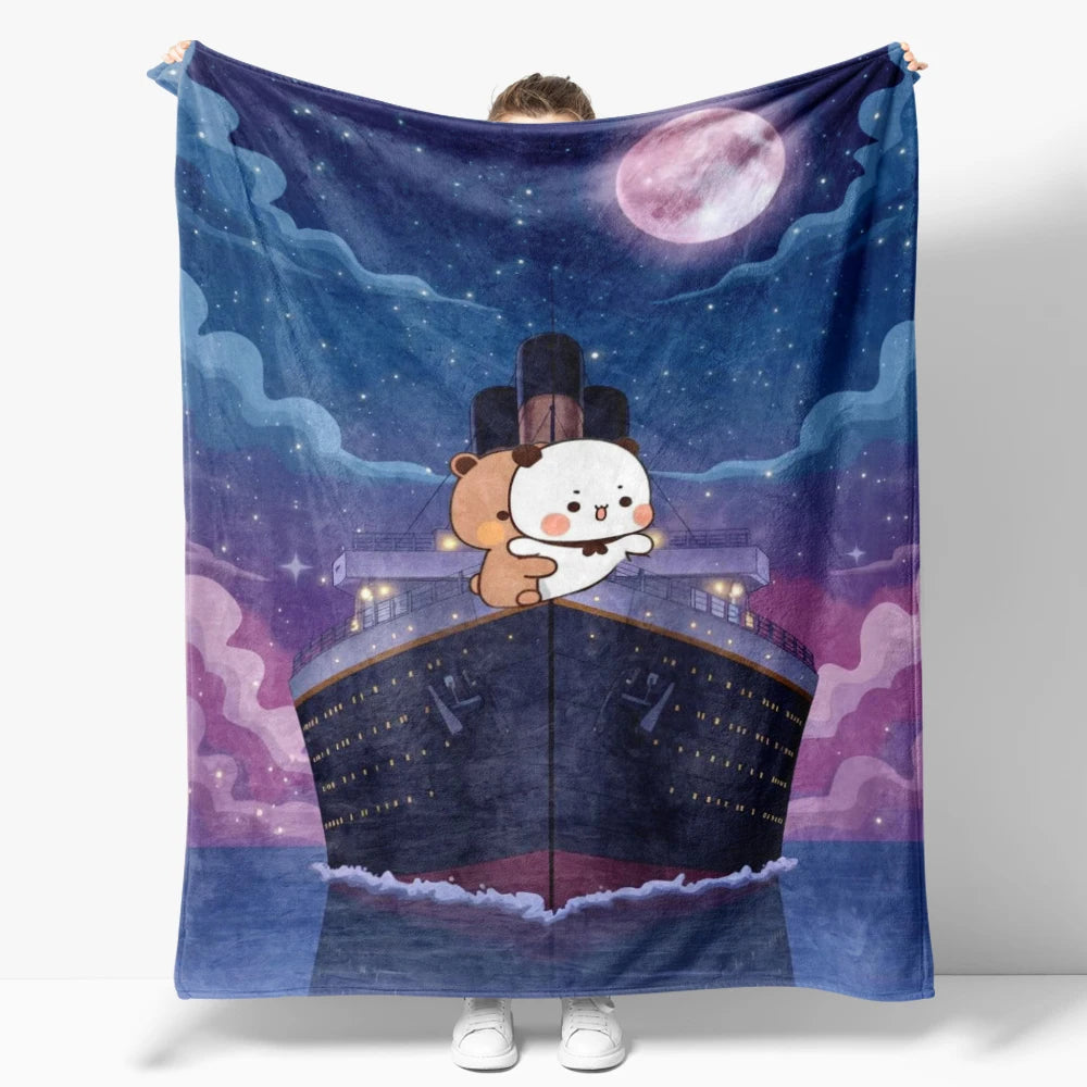 Bubu-Dudu-Flanell-Wohndecke