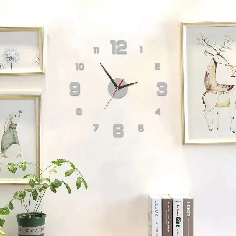 Moderne 3D Wanduhr
