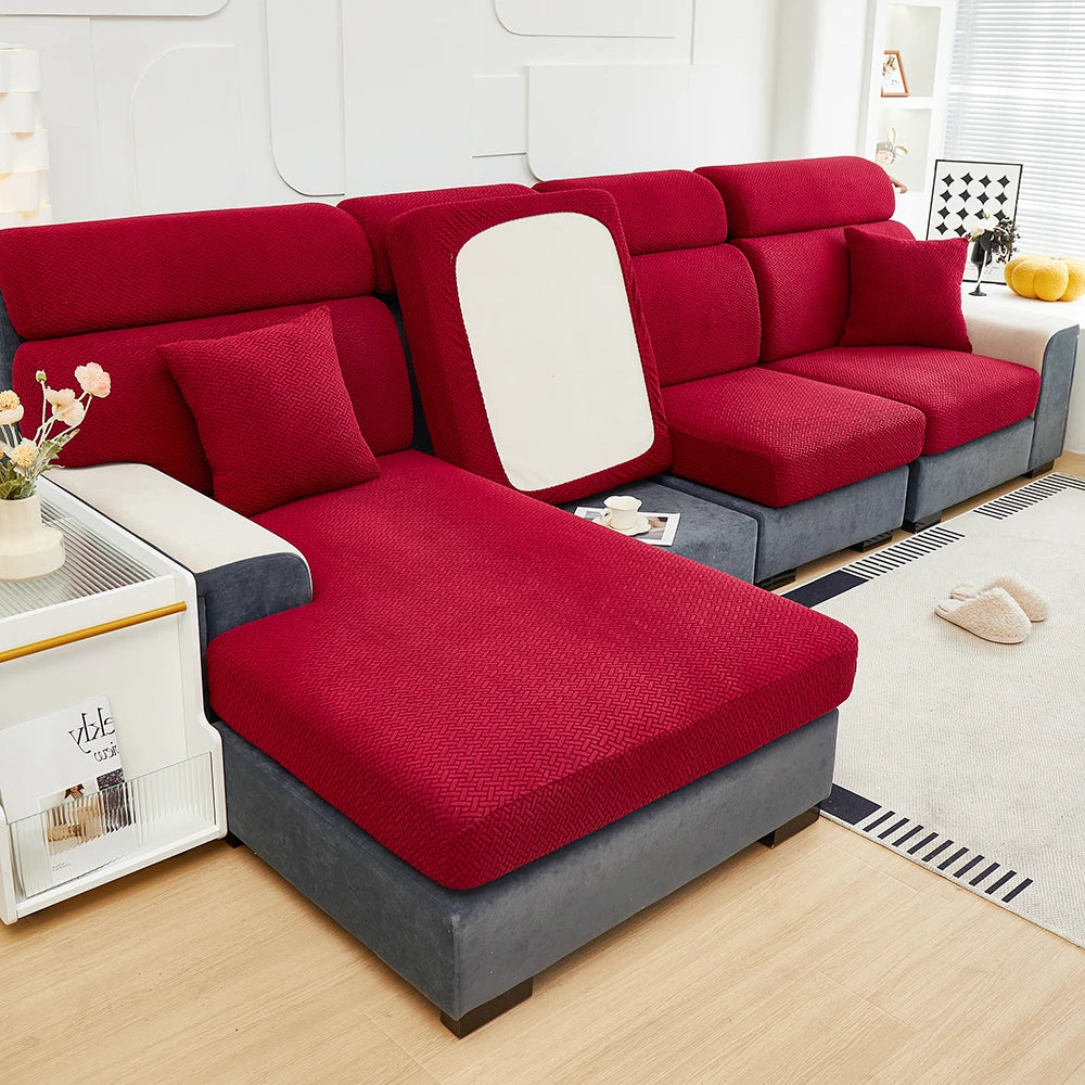 Eleganter Jacquard-Sofaüberzug