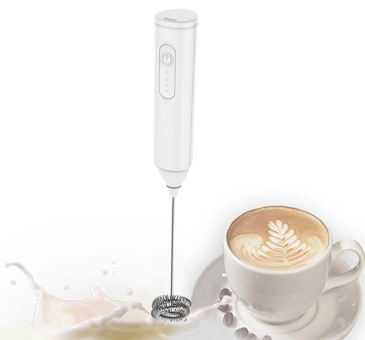 Kompakter USB-aufladbarer Milchaufschäumer