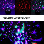 RGB Nachtlicht mit Sternenprojektion für Kinderzimmer