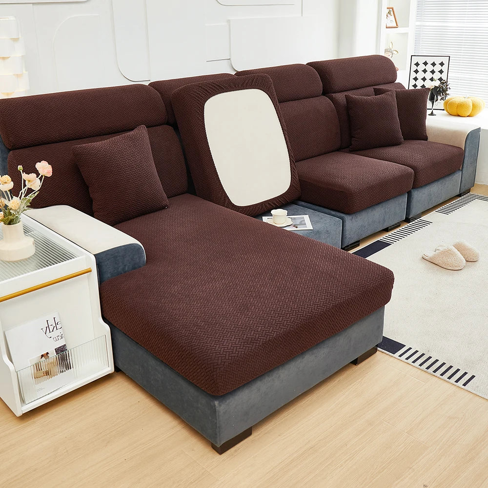 Eleganter Jacquard-Sofaüberzug