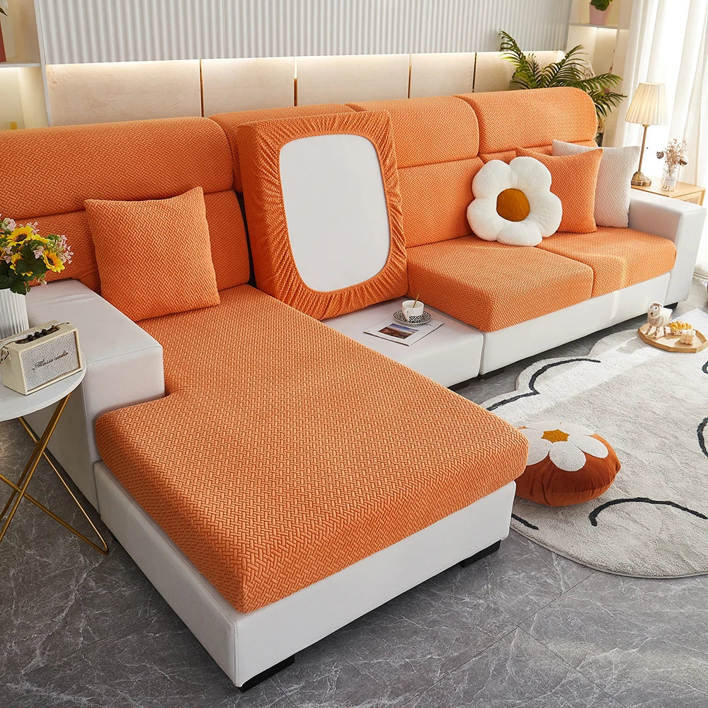 Eleganter Jacquard-Sofaüberzug
