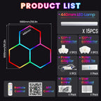 Smart RGB Hexagonal Panels