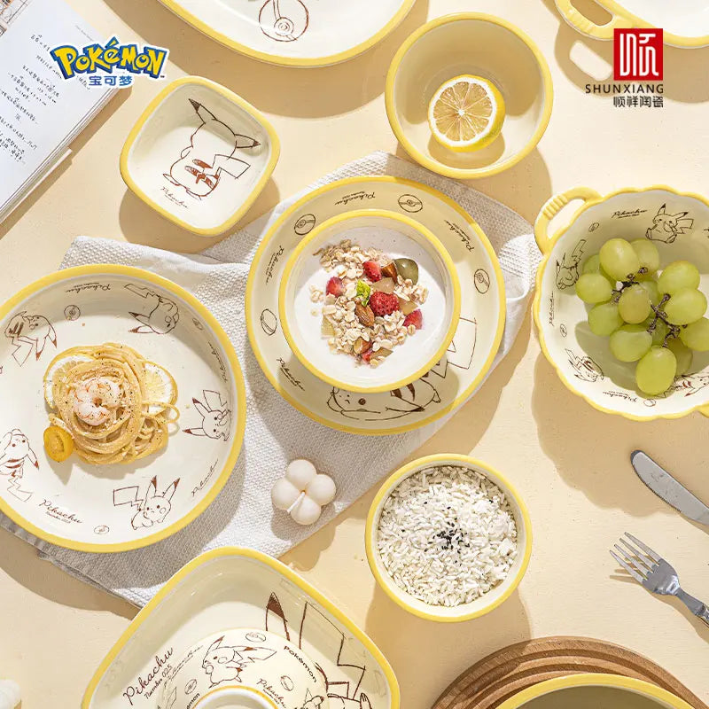 Offiziell lizenziertes Pokémon-Keramikgeschirr-Set