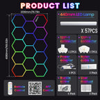 Smart RGB Hexagonal Panels