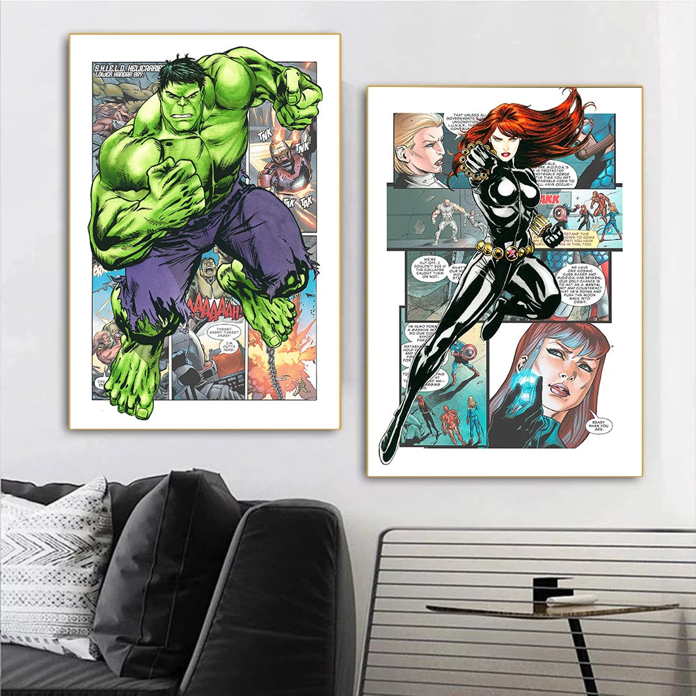 Wunderschöne Marvel Avengers Leinwand