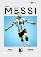 Modernes Fußball-Poster
