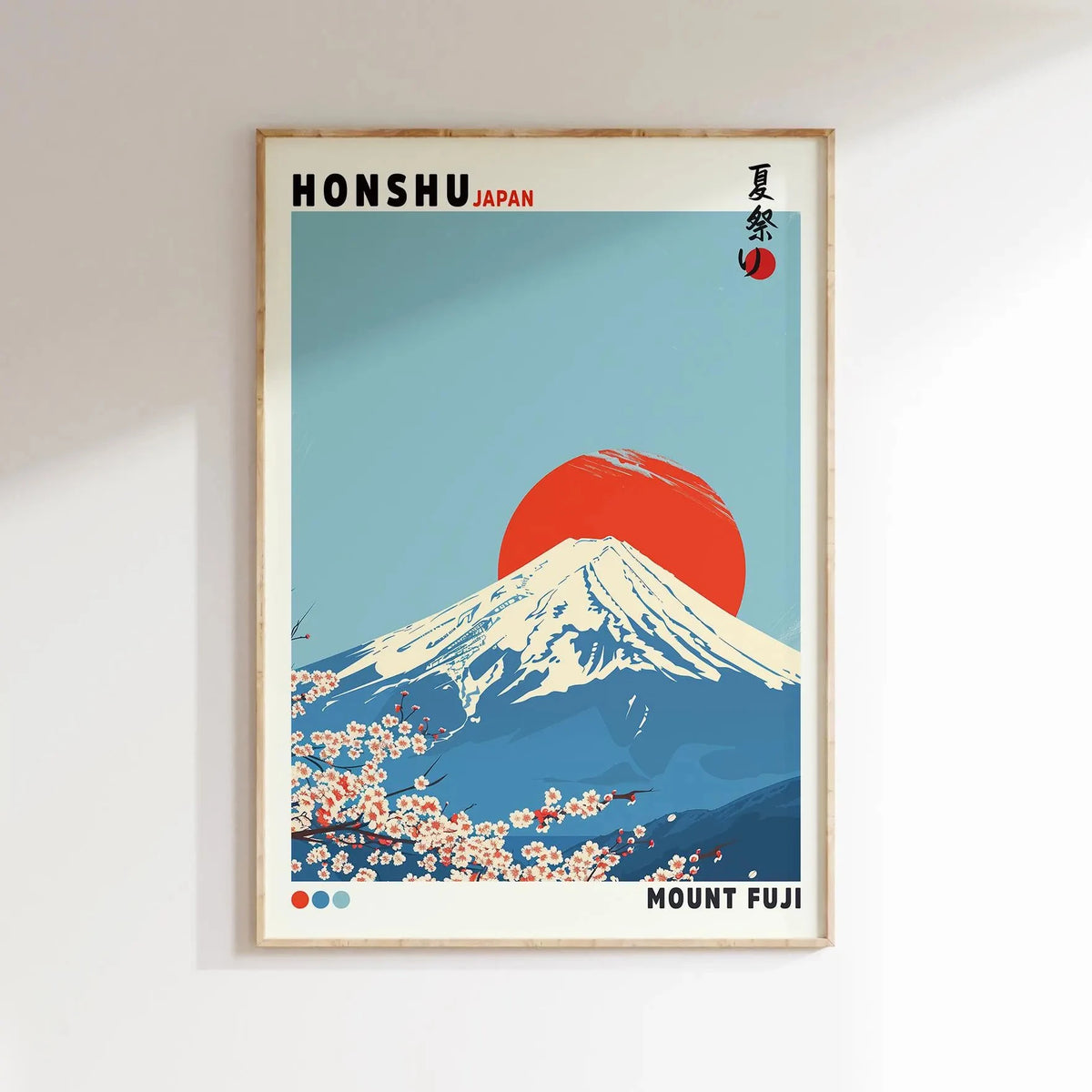 Atemberaubendes japanisches Wandkunst-Poster