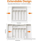 Praktisches Besteck-Organizer-Tablett