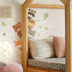 Niedliche Waldtier-Wandsticker