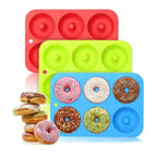 6 Donut-Silikon-Mulden