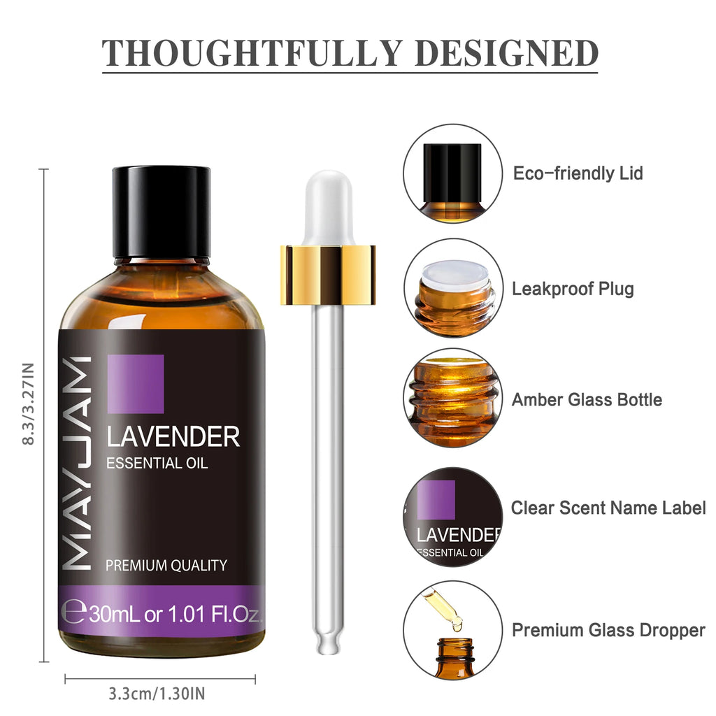 MAYJAM Ätherische Öle – 30 ml reine Pflanzenextrakte