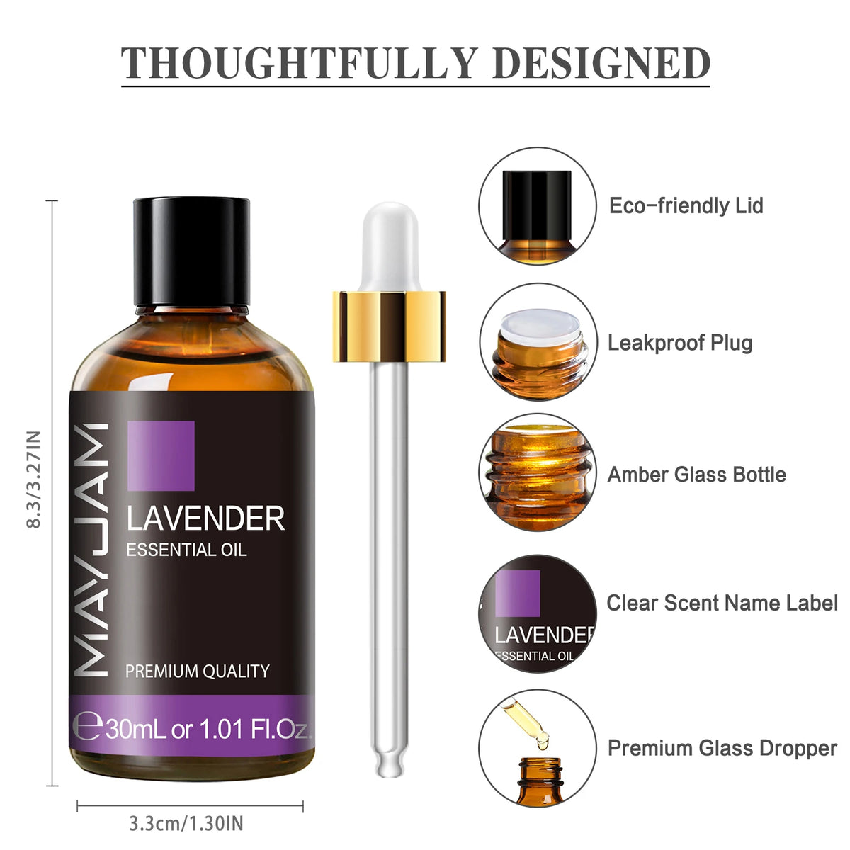 MAYJAM Ätherische Öle – 30 ml reine Pflanzenextrakte