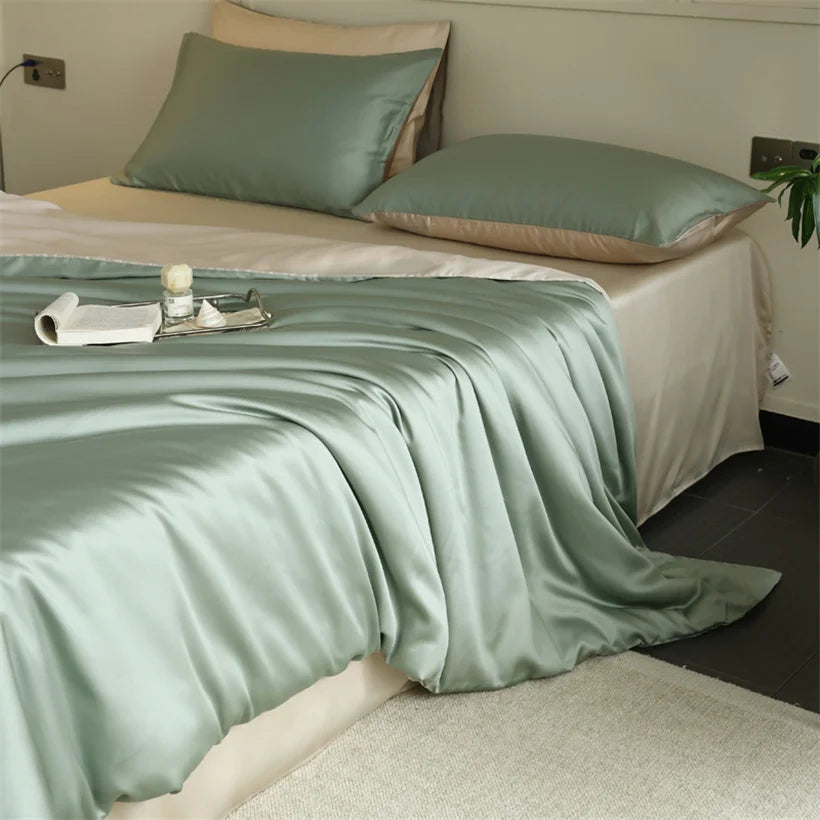 Premium Mulberry Seide Bettwäsche Set