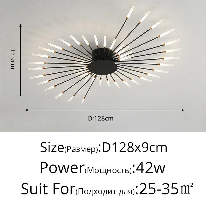 Elegante LED-Deckenleuchte