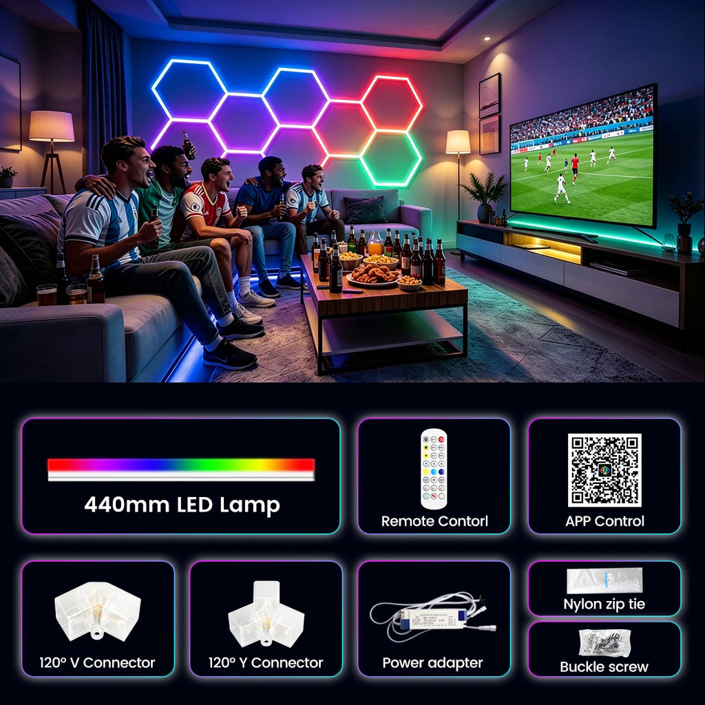 Smart RGB Hexagonal Panels