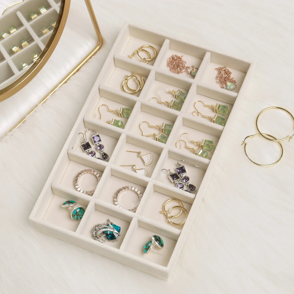 Edles Schmuck-Aufbewahrungstablett