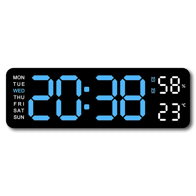 9-Zoll digitale LED-Wanduhr