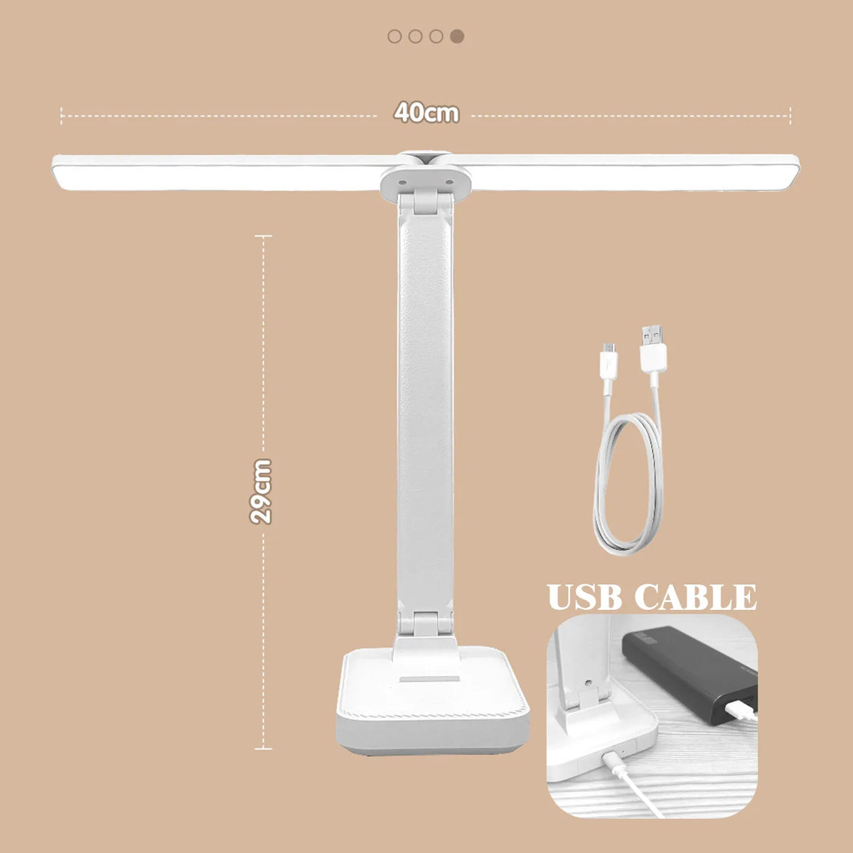 Moderne USB-Schreibtischlampe
