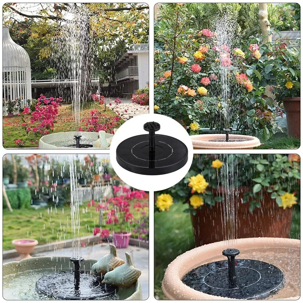 HOMEFISH Mini Solar Wasserbrunnen