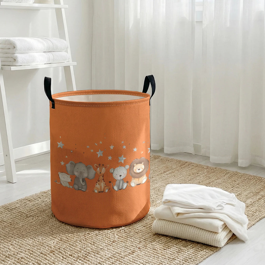 Hochwertige Wäschekorb mit tierischem Design