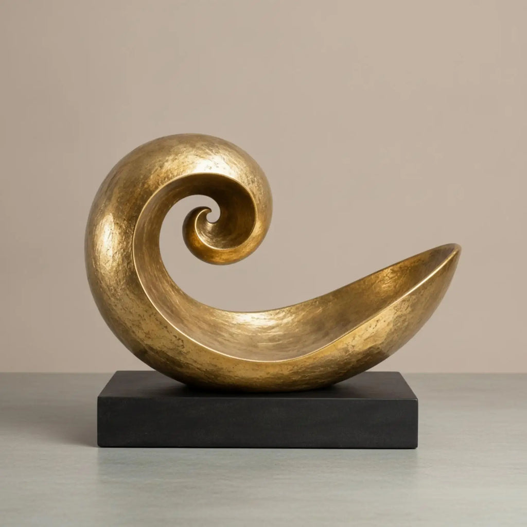 Elegante Kunstharz-Statue