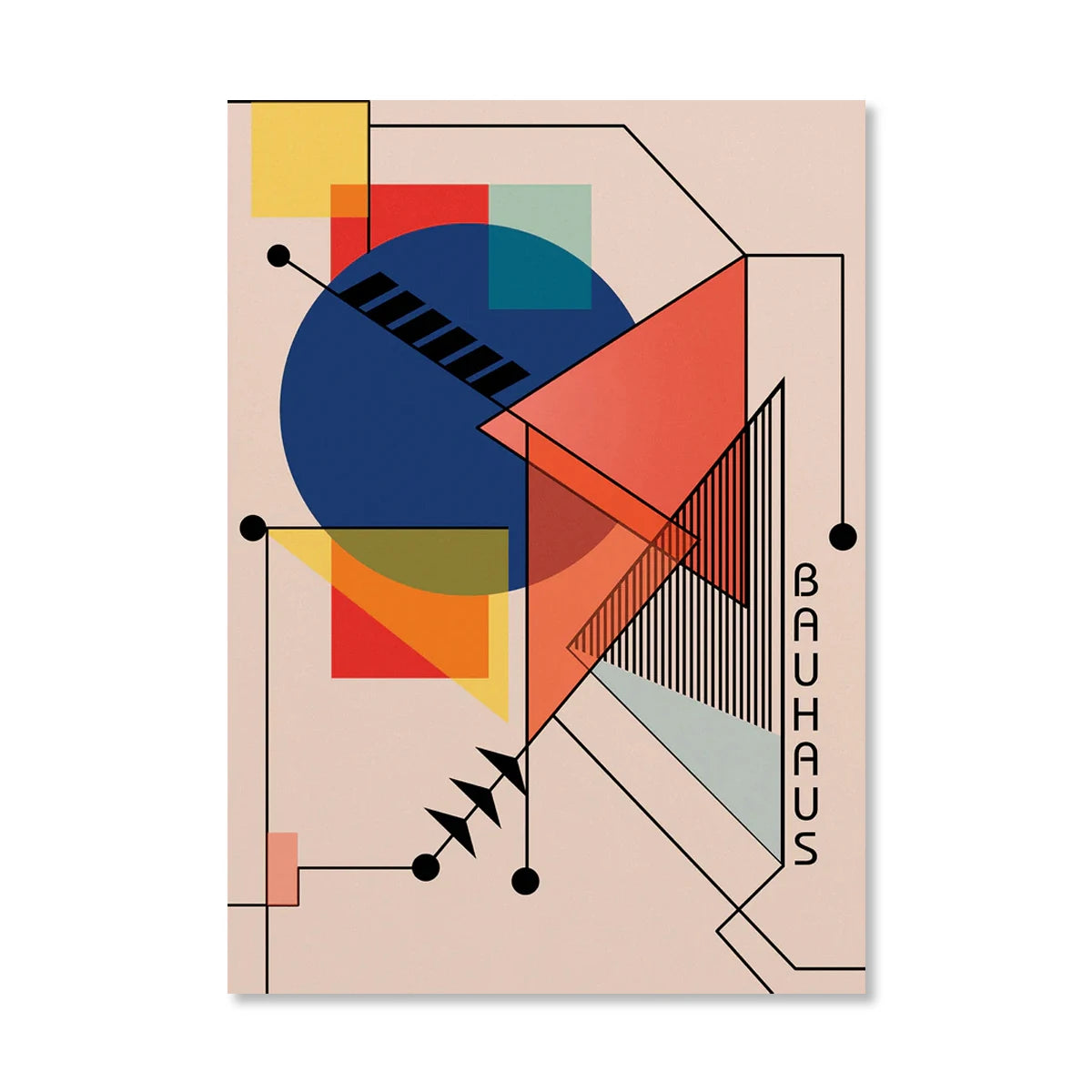 Modernes Abstract-Kunstdruck-Set