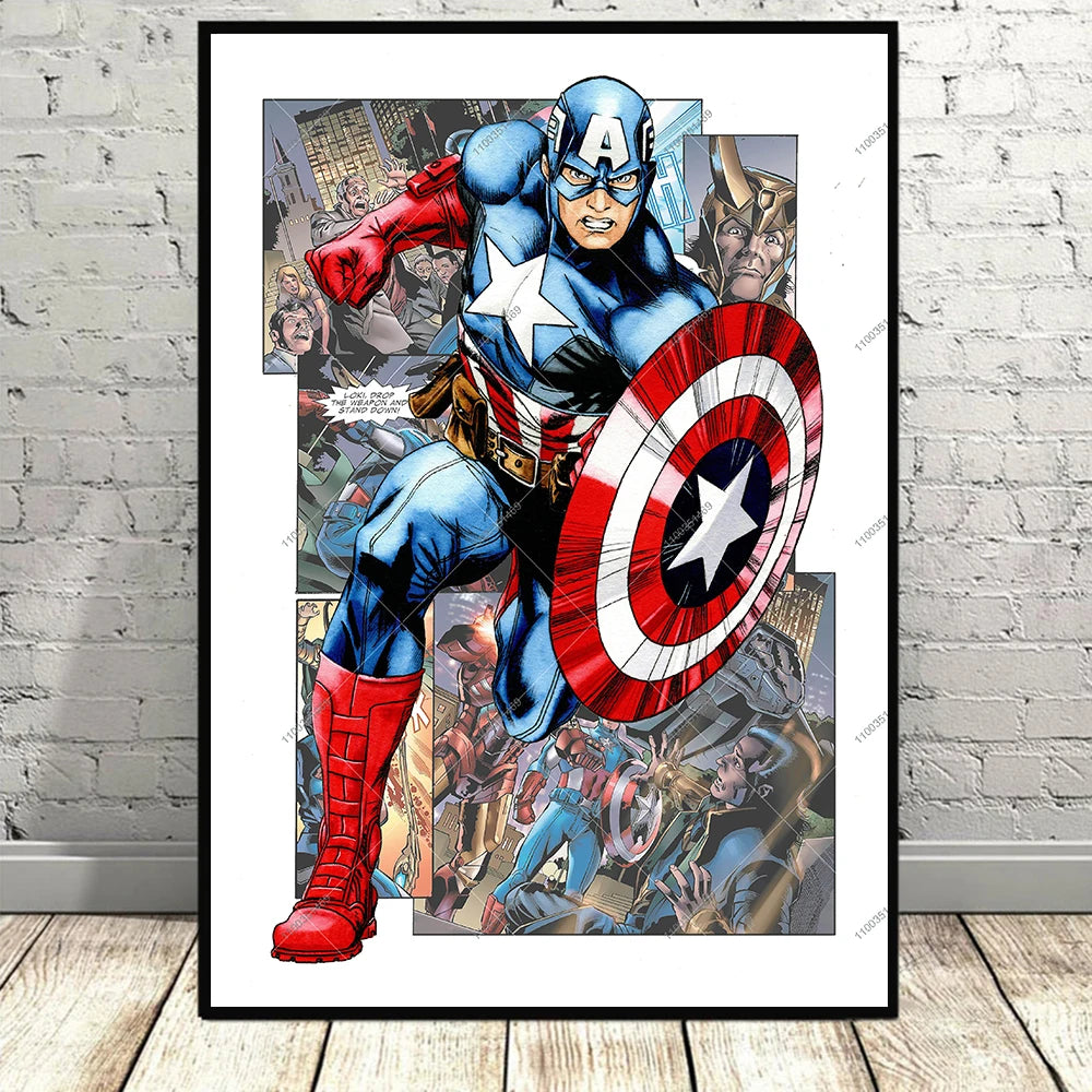 Wunderschöne Marvel Avengers Leinwand