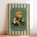Lustiges Skateboard-Dackel Canvas Print Poster