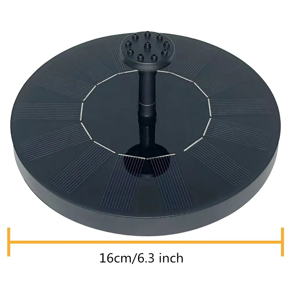 Elegante Solar-Wasserfontäne