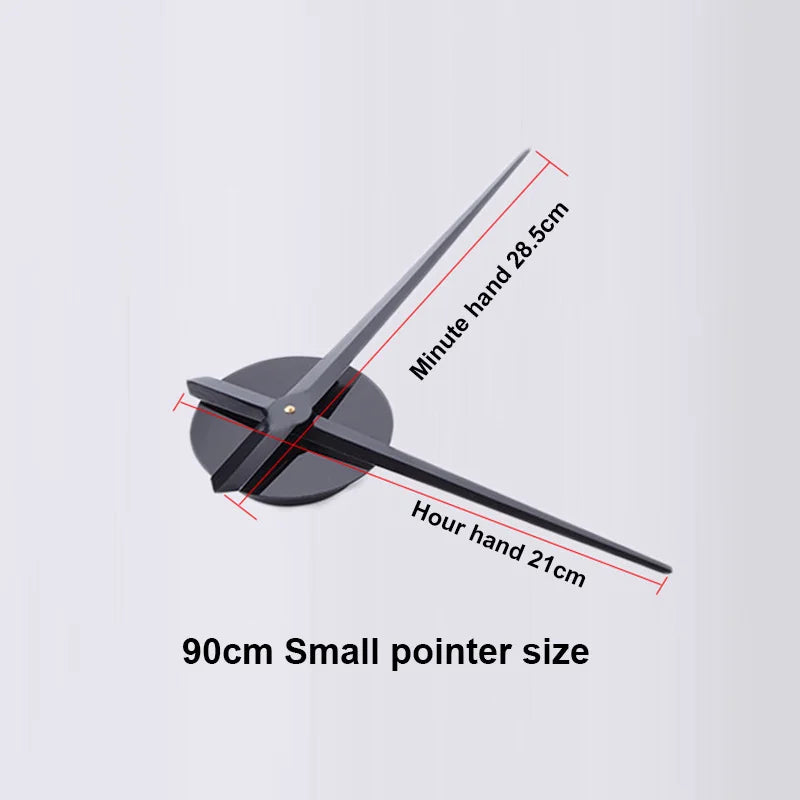Moderne 3D-Wanduhr aus Acryl