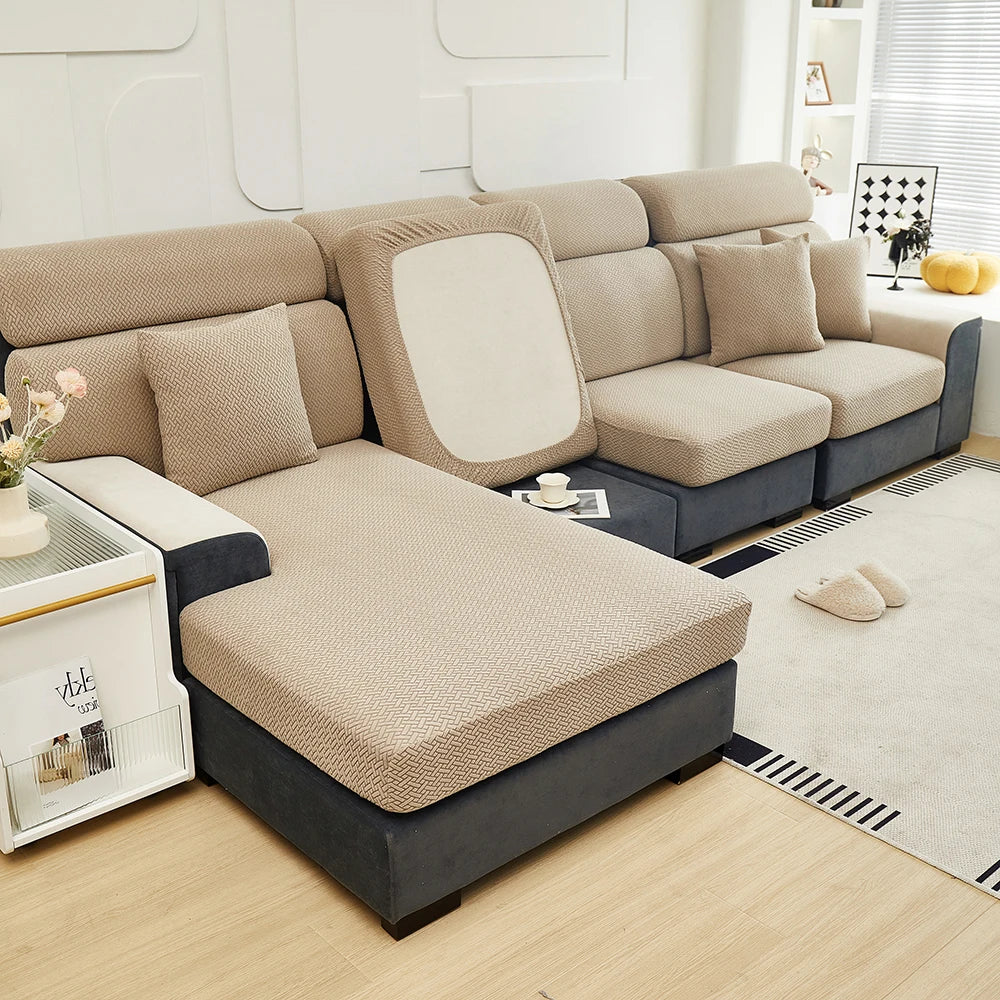 Eleganter Jacquard-Sofaüberzug
